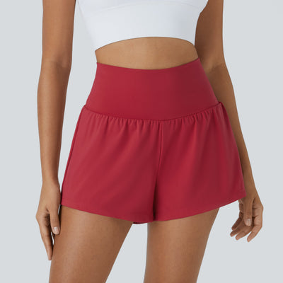 Airy High-Waisted Cooling Yoga Shorts