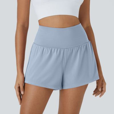Airy High-Waisted Cooling Yoga Shorts