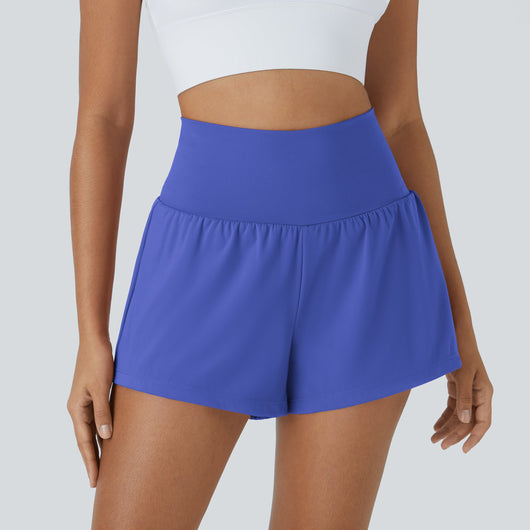 Airy High-Waisted Cooling Yoga Shorts