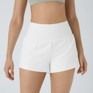 Airy High-Waisted Cooling Yoga Shorts